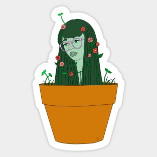 Little Plant Friend Sticker